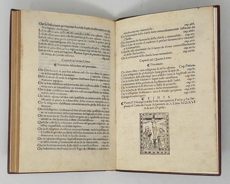Libro sulla verit&amp;agrave; della fede Cristiana sul glorioso Triompho della …