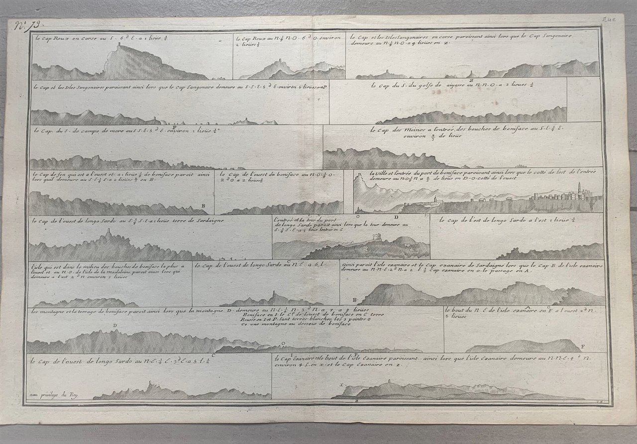 Linee di costa di Sardegna e Corsica