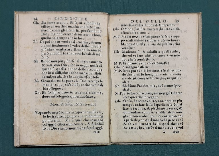 Lo Errore. (Commedia).