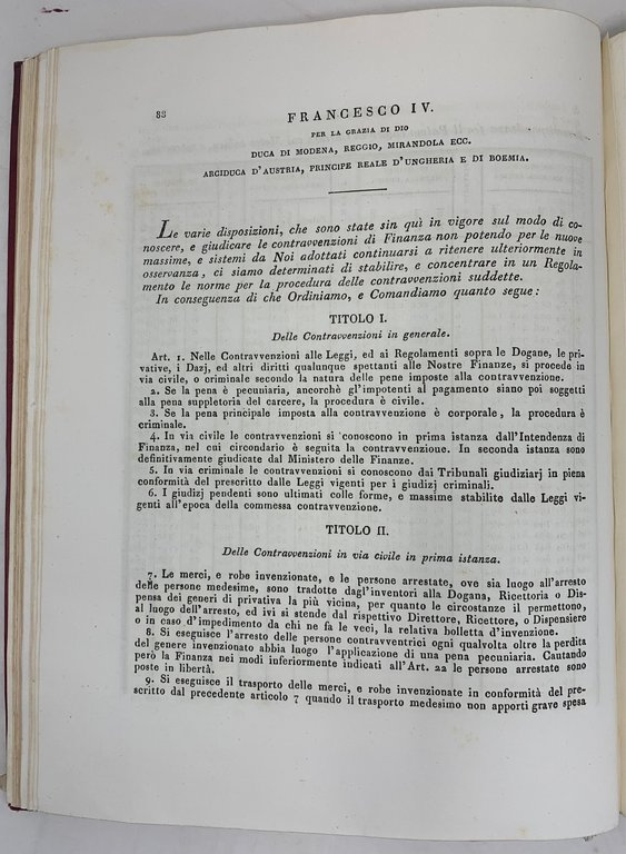 Tariffa generale dei Dazii d'introduzione, d'estrazione e di transito per …