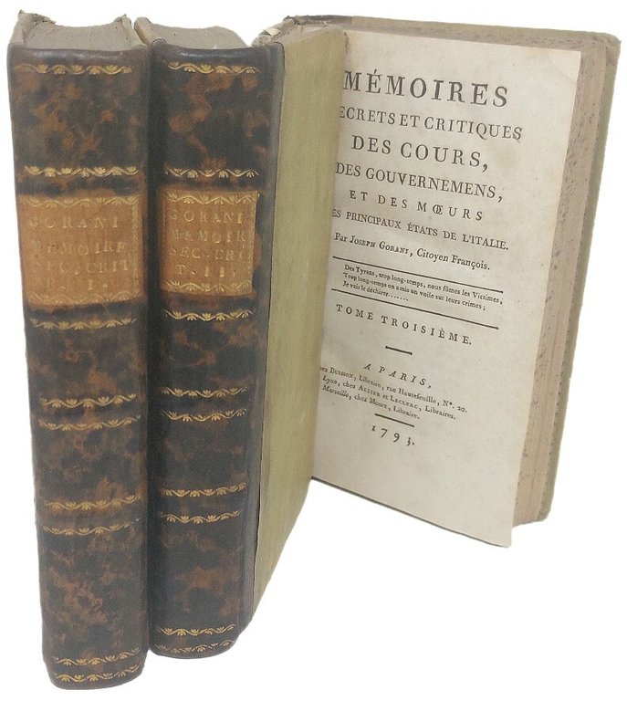 M&amp;eacute;moires secrets et critiques des Cours, des Gouvernemens, et de …