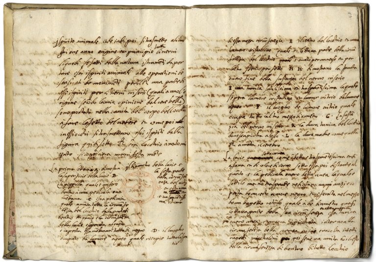 [Manoscritto di Ottica] Come nell occhio nostro se fa la … | Immagine Gallery 2