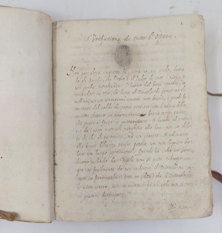 MANOSCRITTO RELIGIOSO - Traduzione in volgare e in rima, dall'originale …