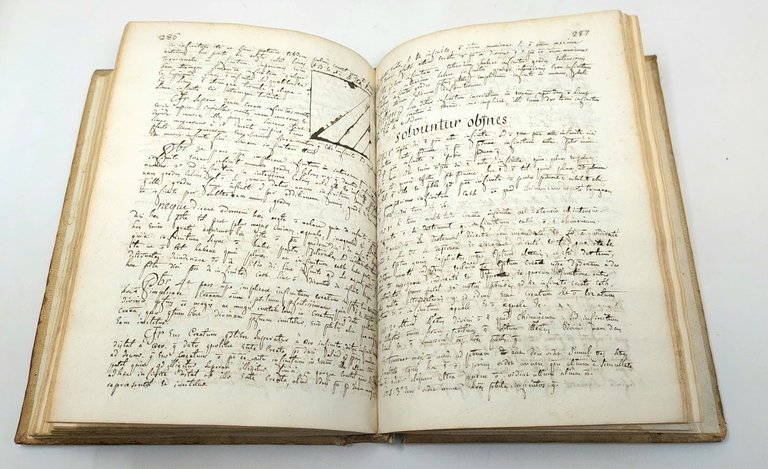 Manoscritto su carta XVIII secolo. Physica Ebreduni scripta sub dictamine …