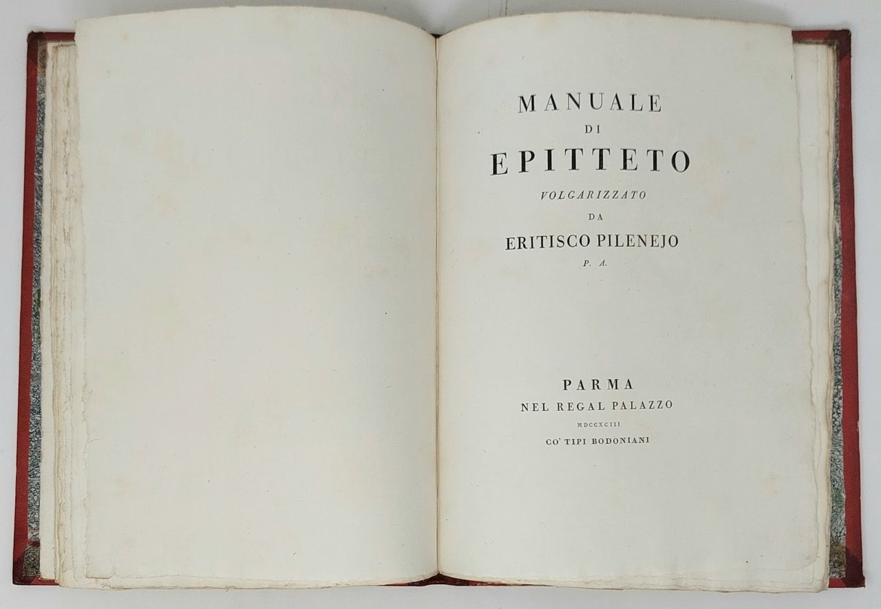 Manuale (testo greco e volgarizzamento).