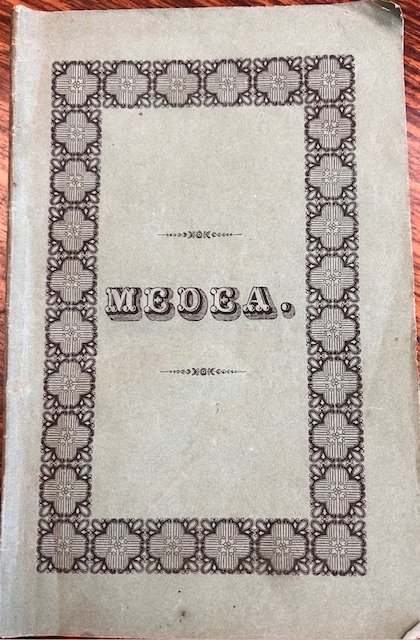 Medea tragedia lirica da rappresentarsi nel teatro di Barcellona.