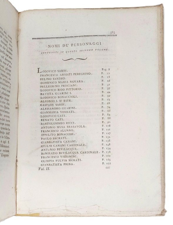 Memorie Istoriche di Letterati Ferraresi.&amp;nbsp;Opera postuma. Edizione seconda.&amp;nbsp;