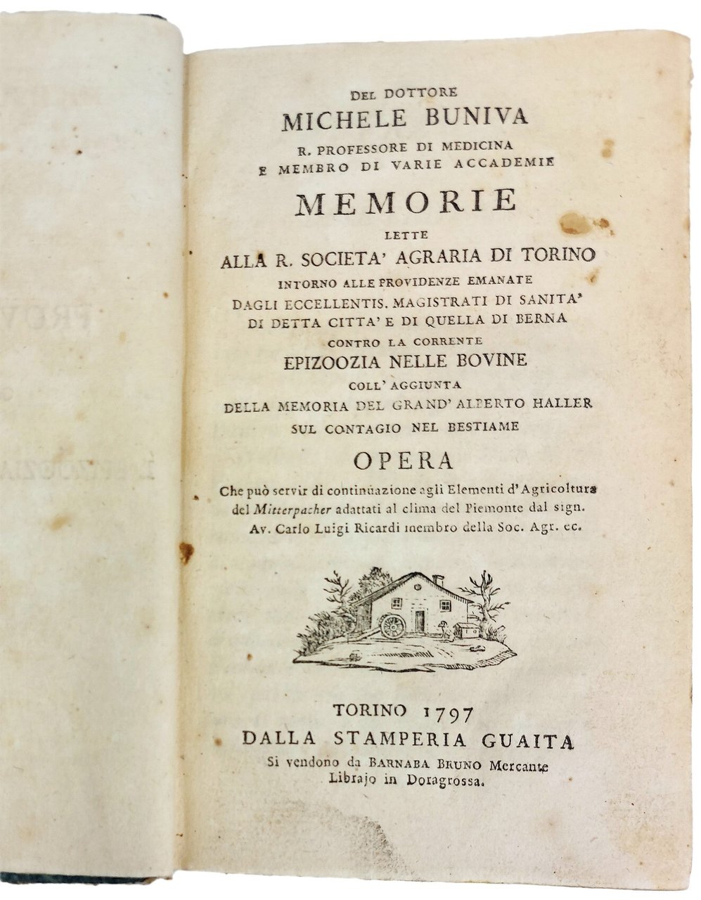 Memorie lette alla R. Societ&amp;agrave; Agraria di Torino intorno alle … | Immagine principale