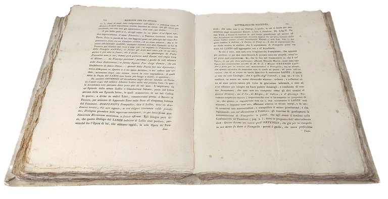 Memorie per la storia letteraria di Piacenza.