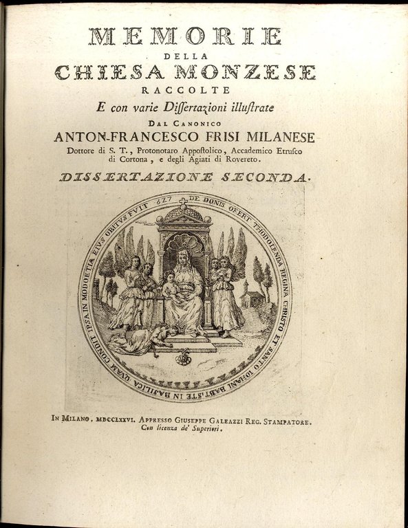 Memorie storiche di Monza e sua Corte raccolte ed esaminate... … | Immagine Gallery 1