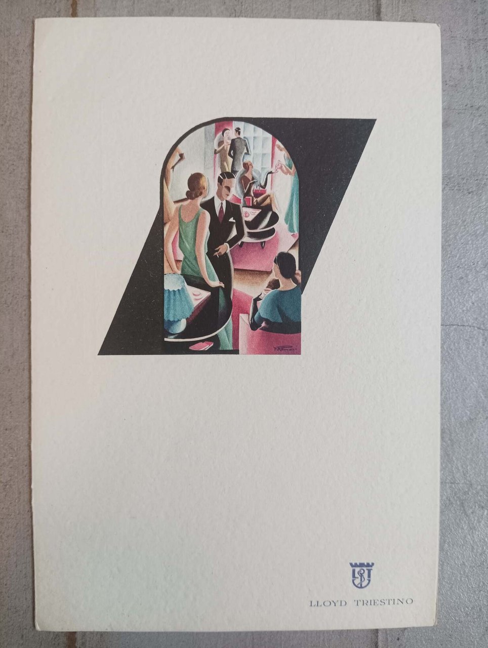 Men&amp;ugrave;- Piroscafo "Helouan", 6 Luglio 1934, Anno XII