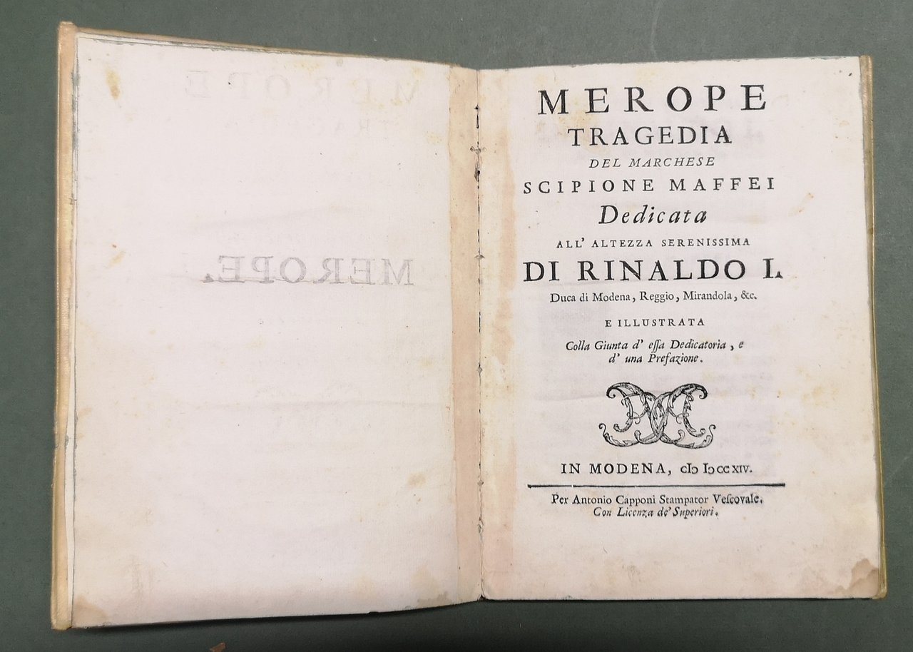 Merope. Tragedia.