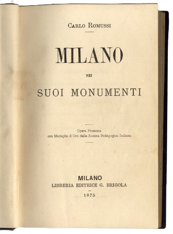 Milano nei suoi monumenti. | Immagine Gallery 2