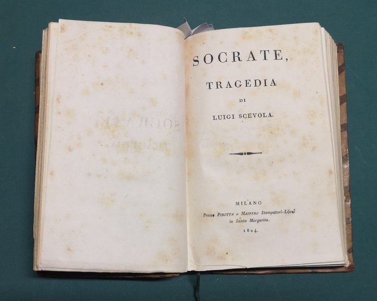 Miscellanea di 6 Tragedie di autori italiani del XVIII-XIX sec.
