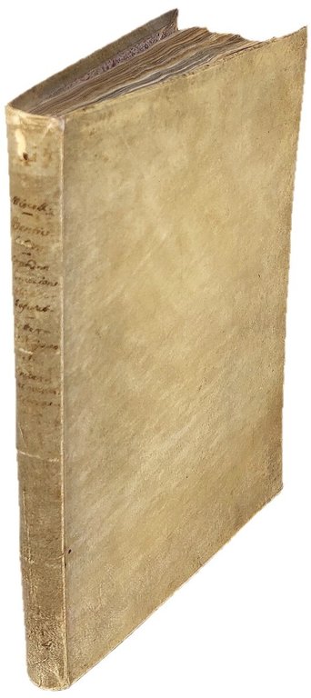 MISCELLANEA LETTERARIA E POLITICA - 4 Manoscritti in legatura coeva.