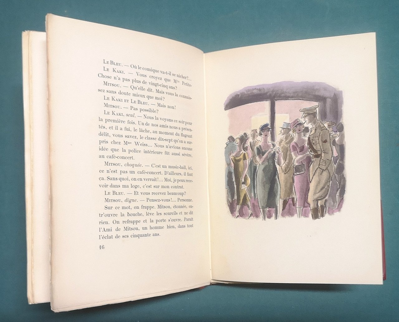 Mitsou ou comme l'esprit vien au filles. Dessins coloriés de …