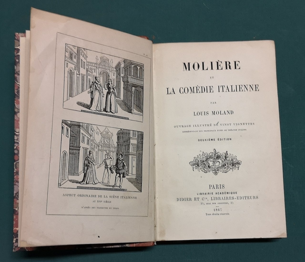 Molière et la Comédie italienne.