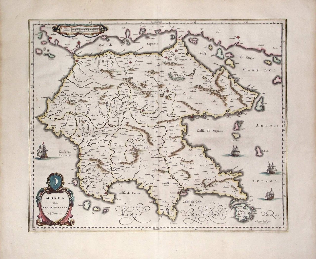 Morea olim peloponnesus