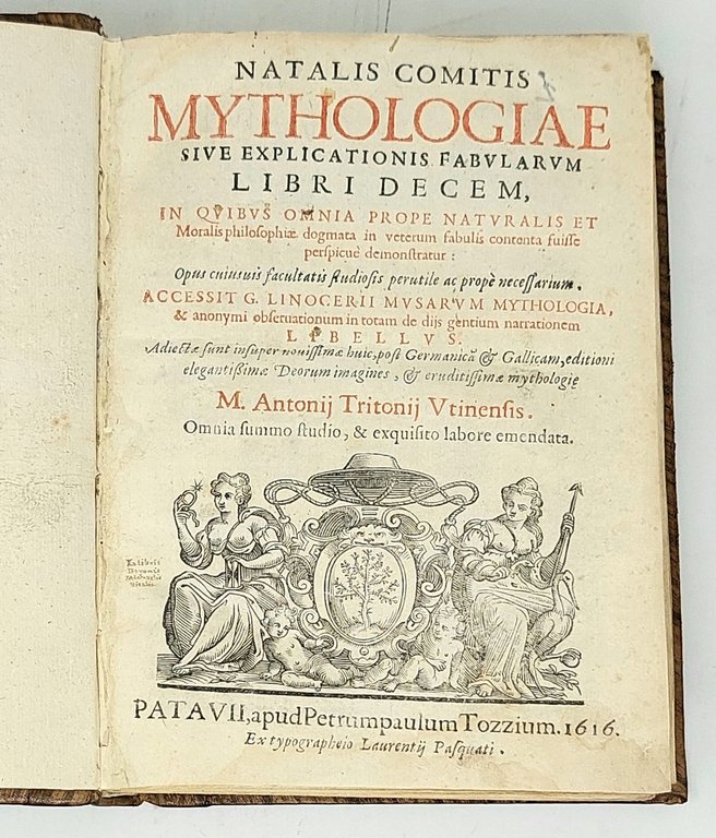 Mythologiae sive explicationis Fabularum libri decem... Accessit G. Linocerii Musarum …