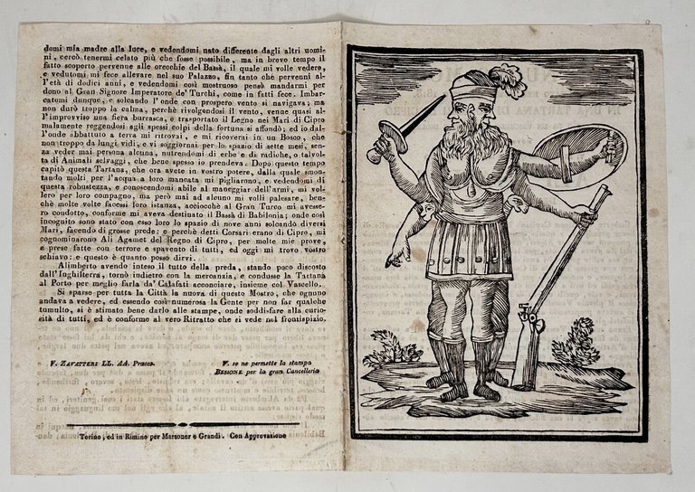 Narrazione di un nuovo mostro ritrovato nel mese di Agosto … | Immagine Gallery 3