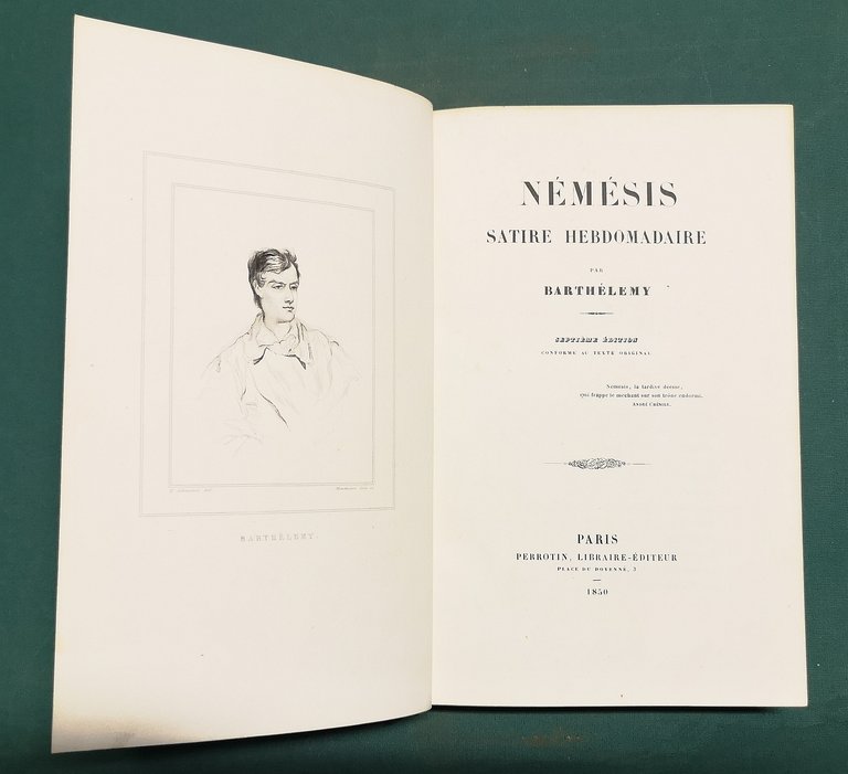 Némésis. Satire hebdomadaire. Septième édition conforme au texte original.