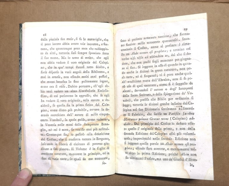 Notizie di Ambrogio Calepino da Bergamo. Della Congragazione Agostiniana di …