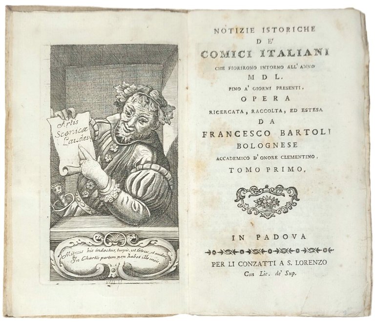 Notizie istoriche de' Comici italiani che fiorirono intorno all'anno MDL …