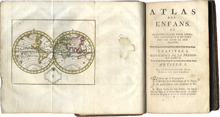 Nouvel atlas des enfans ou principes clairs pour apprendre...la Géographie, …