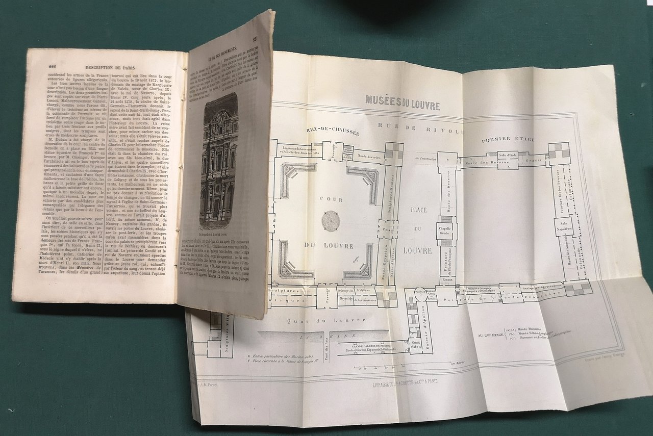 Nouvelle guide des Voyageurs avec 18 planches et 280 vignettes.