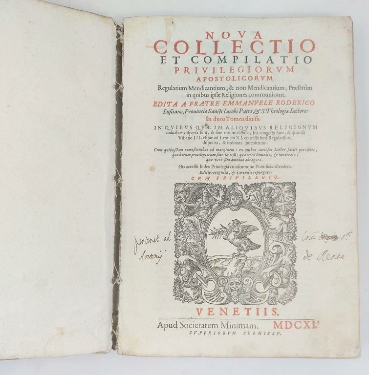 Nova collectio et compilatio Privilegiorum Apostolicorum Regularium Mendicantium, &amp;amp; non …