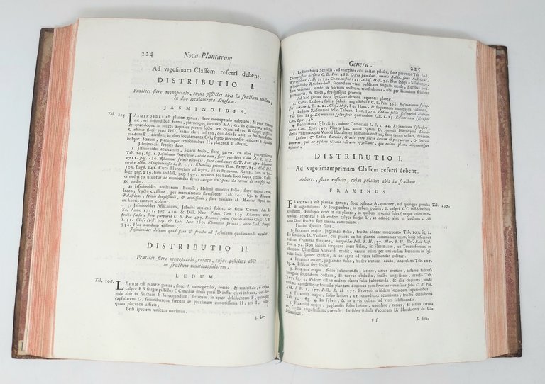 Nova Plantarum genera iuxta Tournefortii methodum disposita.