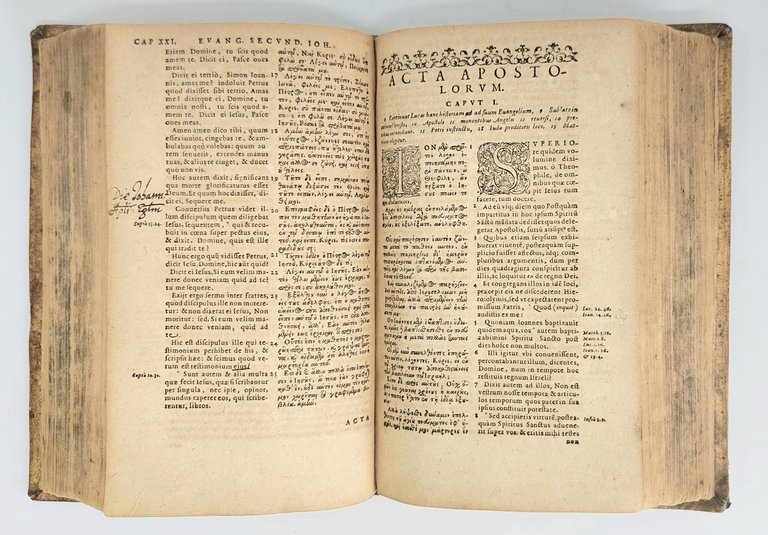 Novum testamentum graece et latine, de Erasmo Roterdamo interprete