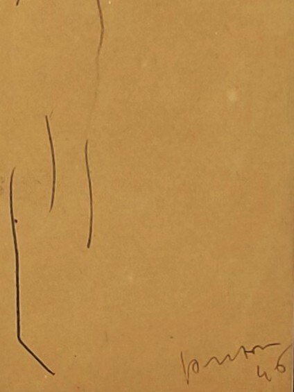 Nudo Femminile seduto.