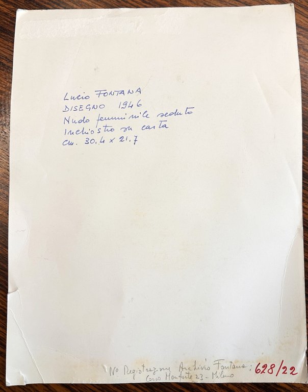 Nudo Femminile seduto.