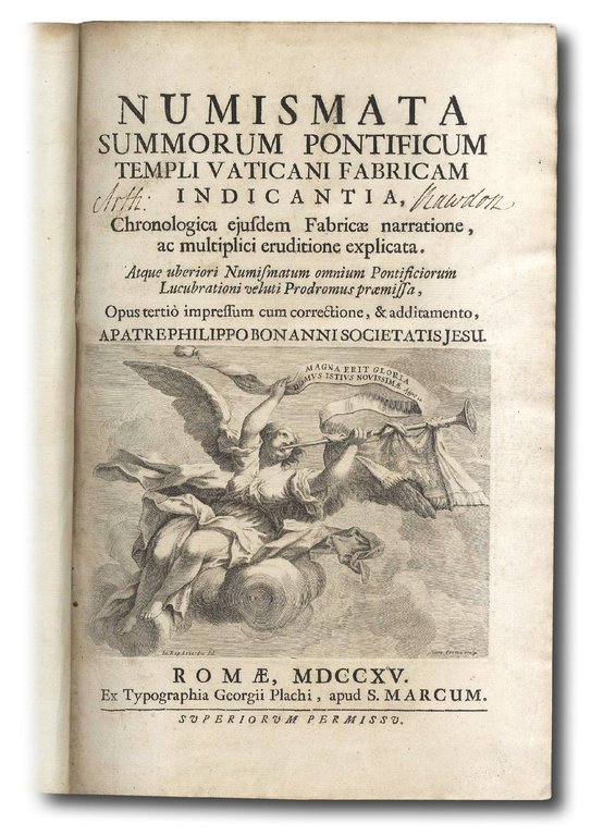 Numismata Summorum Pontificum Templi Vaticani Fabricam indicantia, chronologica eiusdem fabricae …