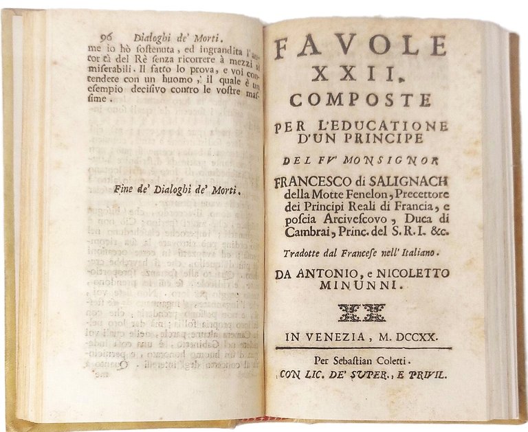 Nuovi Dialoghi de' Morti antichi e moderni, con alcune Favole …