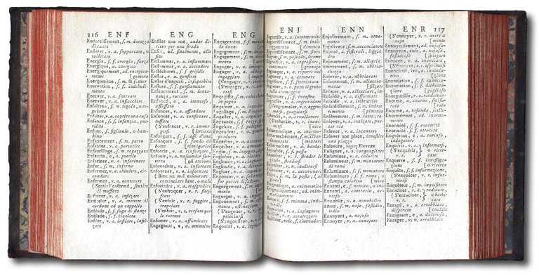 Nuovo Dizionario Portatile Italiano-Francese (e Francese-Italiano) compendiato da quello d'Alberti, …