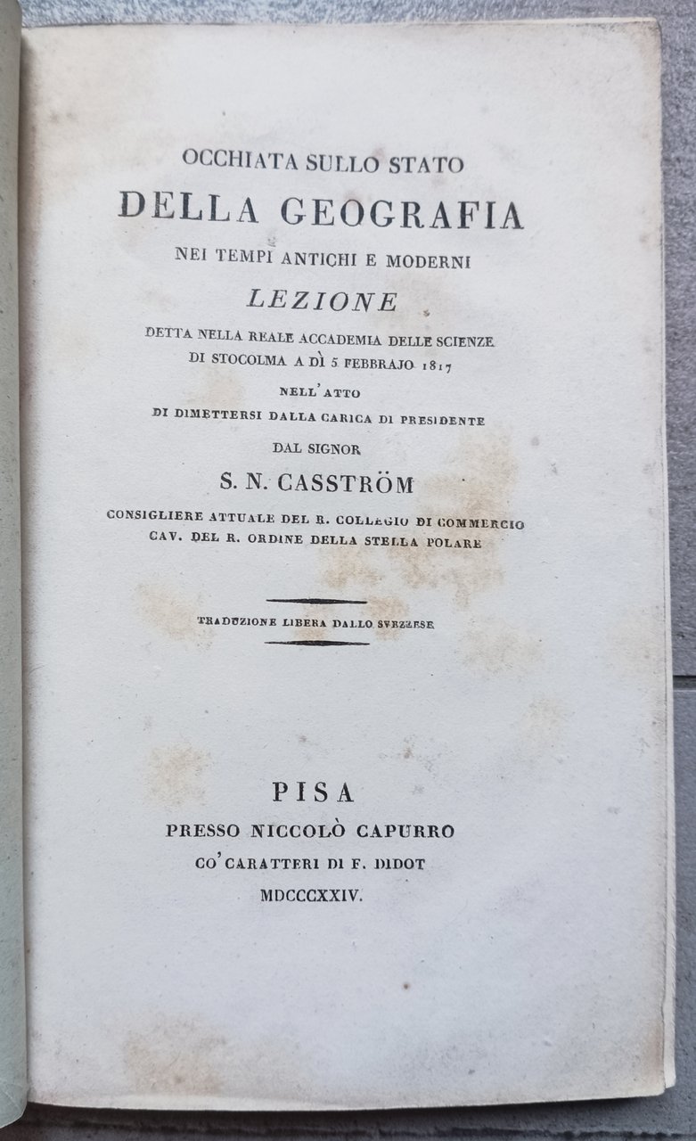 Occhiata sullo stato della geografia nei tempi antichi e moderni... | Immagine principale