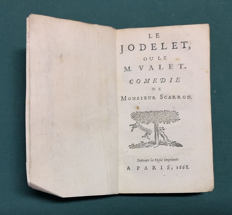 (Oeuvres de M. Scarron:) Le Jodelet, ou M. valet . …