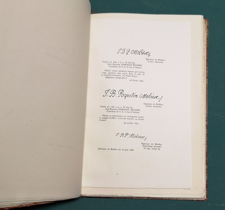 Oeuvres de Molière. Album. Nouvelle édition revue sur les plus …