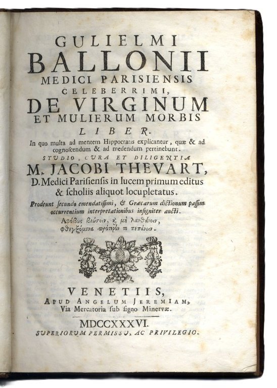 Opera Omnia Medica. Studio &amp;amp; opera Jacobi Thevart: Epidemorum et …