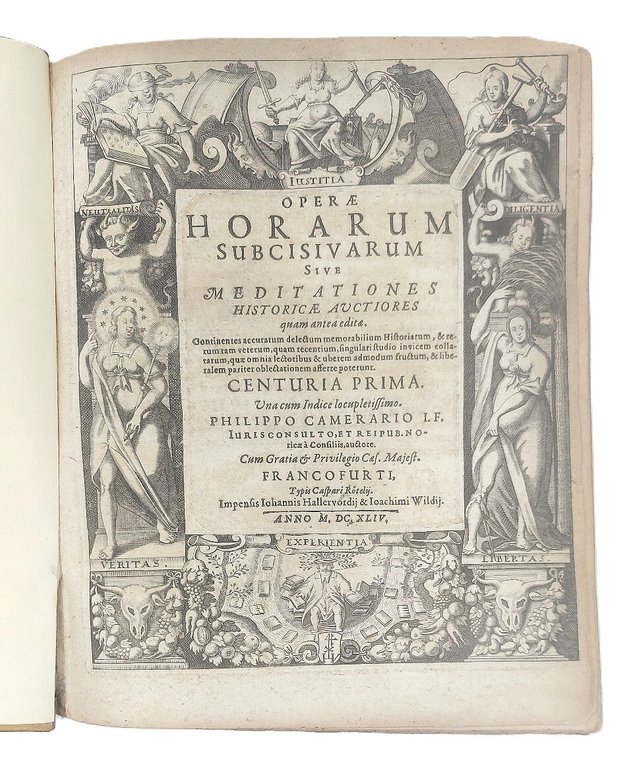 Operae Horarum Subcisivarum sive Meditationes Historicae Auctiores quam antea editae. … | Immagine Gallery 1
