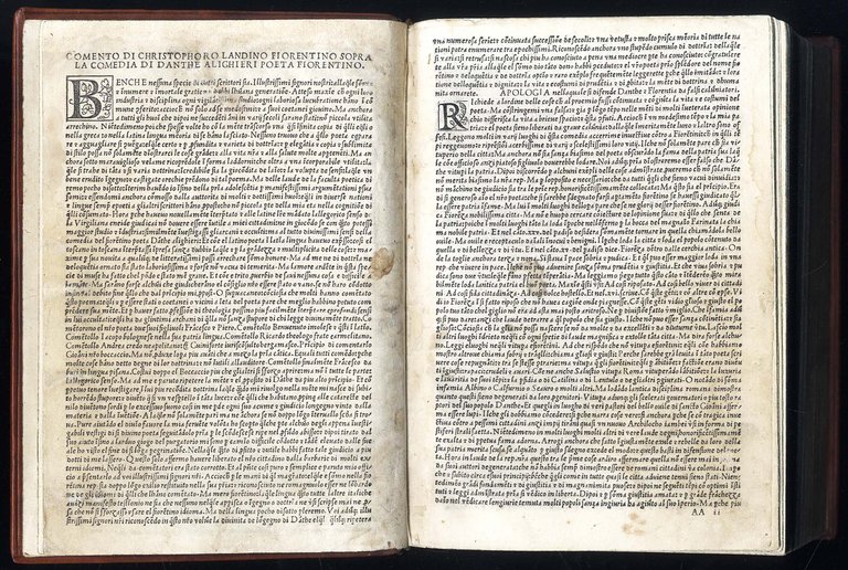 Opere del Divino Poeta Danthe con suoi comenti: recorrecti con …