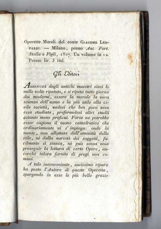 Operette Morali.