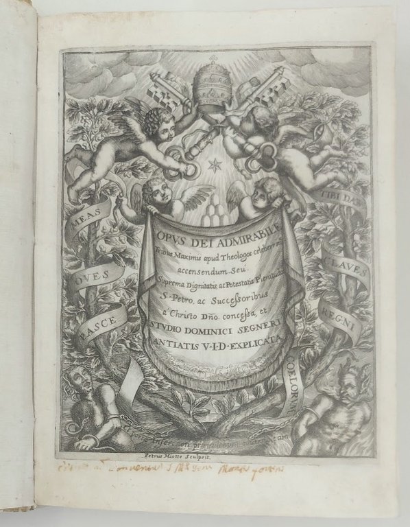 Opus Dei admirabile&amp;nbsp;tribus maximis apud theologos celeberrimis accensendum. Seu suprema …