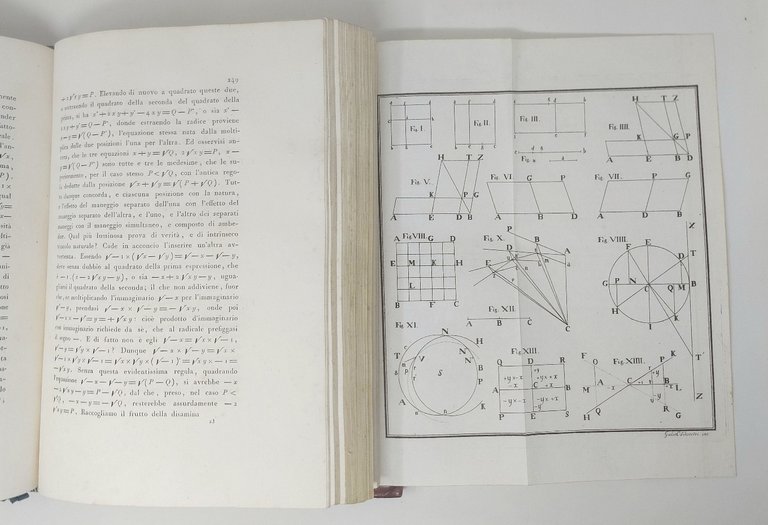 Origine, trasporto in Italia, primi progressi in essa dell'algebra.