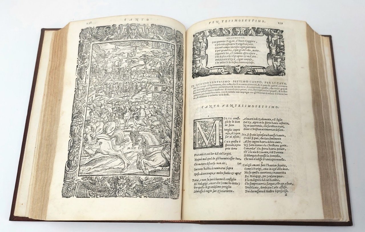 Orlando Furioso. Tutto ricorretto, e di nuove figure adornato. Con …