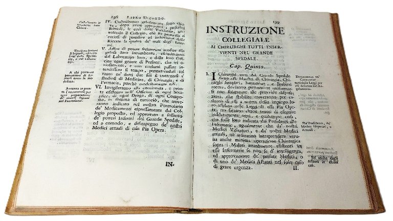 Ospedale degli Infermi. Degli statuti, e regolamenti del grande spedale …