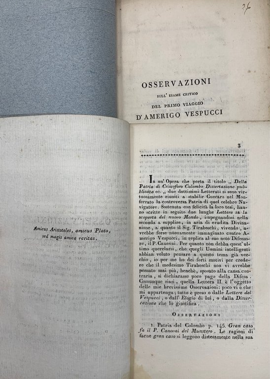 Osservazioni intorno ad una lettera su la scoperta del Nuovo …