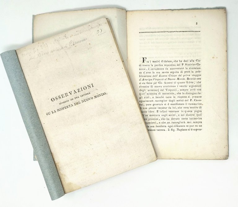 Osservazioni intorno ad una lettera su la scoperta del Nuovo …